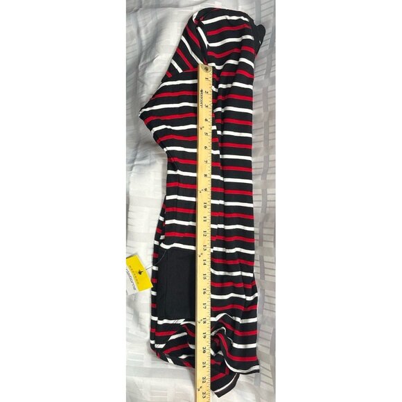 Liz Claiborne Womens Multicolor Striped Round Neck Long Sleeves Blouse Top Sz L - Picture 7 of 11